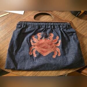 Vintage Denim Handbag